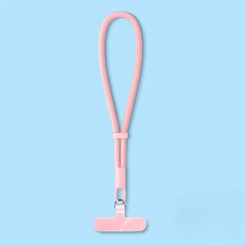 Universal Adjustable Mobile Phone Short Wrist Strap Lanyard with Self-locking Anti-drop