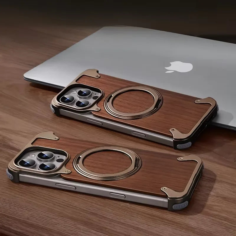 Eary Natural Wood Frameless for iPhone