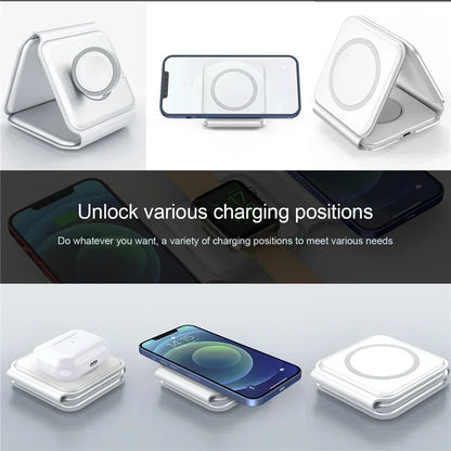 3 in 1 Desktop Wireless Charger