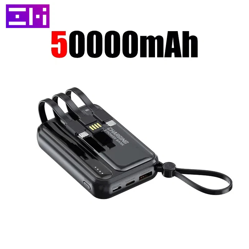 ZMI 4 In1 Power Bank - Large Capacity Built in Cables