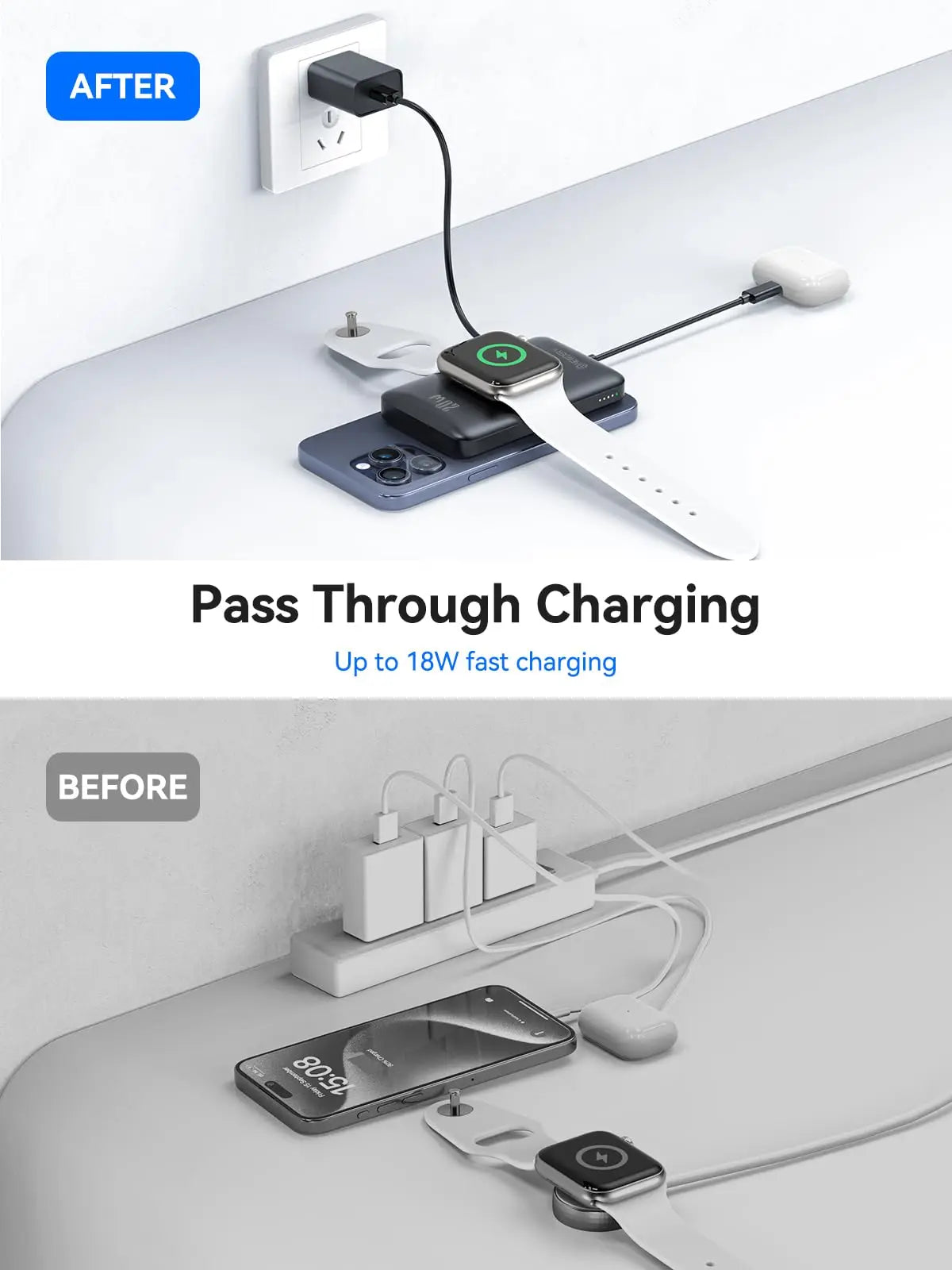 NEWDERY 10000mAh Magnetic Wireless Power Bank