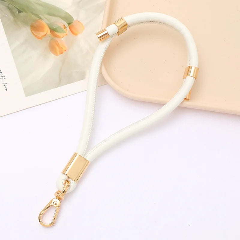 Adjustable PU Leather Keychain Pendant