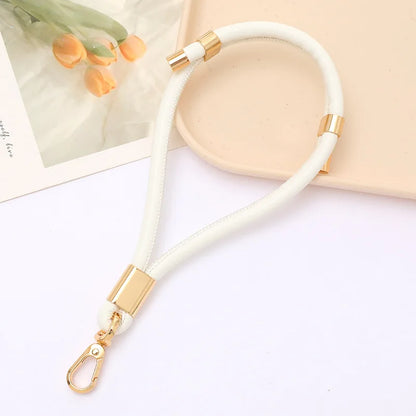 Adjustable PU Leather Keychain Pendant