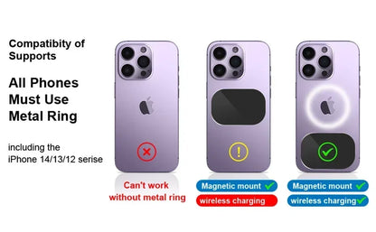 VIKEFON Magnetic Car Wireless Charger