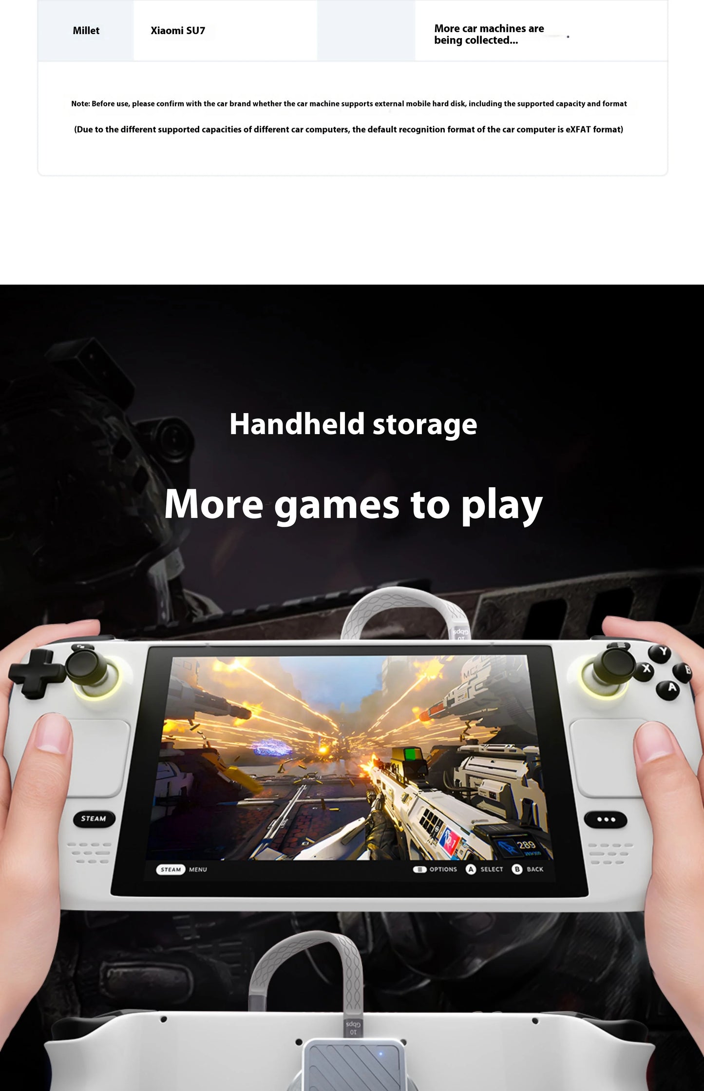 Maiwo Magnetic Portable SSD External - High Speed 2000MB/s