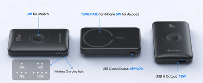 NEWDERY 10000mAh Magnetic Wireless Power Bank