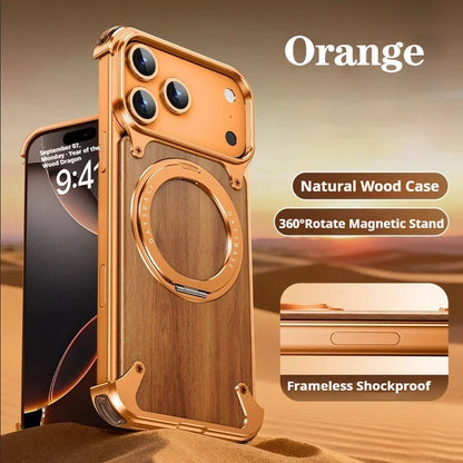 Eary Natural Wood Frameless for iPhone