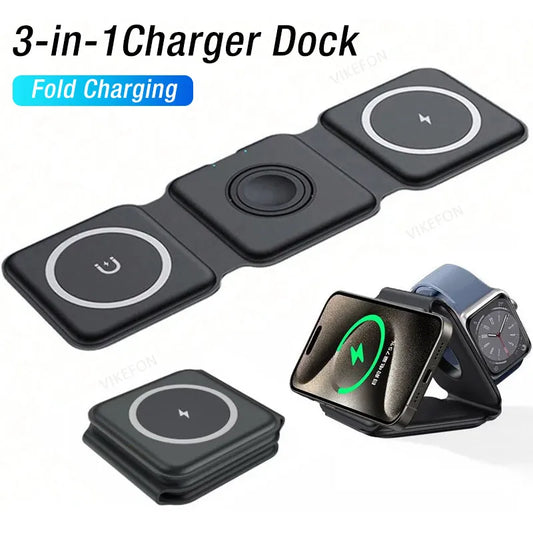 3 in 1 Desktop Wireless Charger