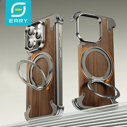Eary Natural Wood Frameless for iPhone