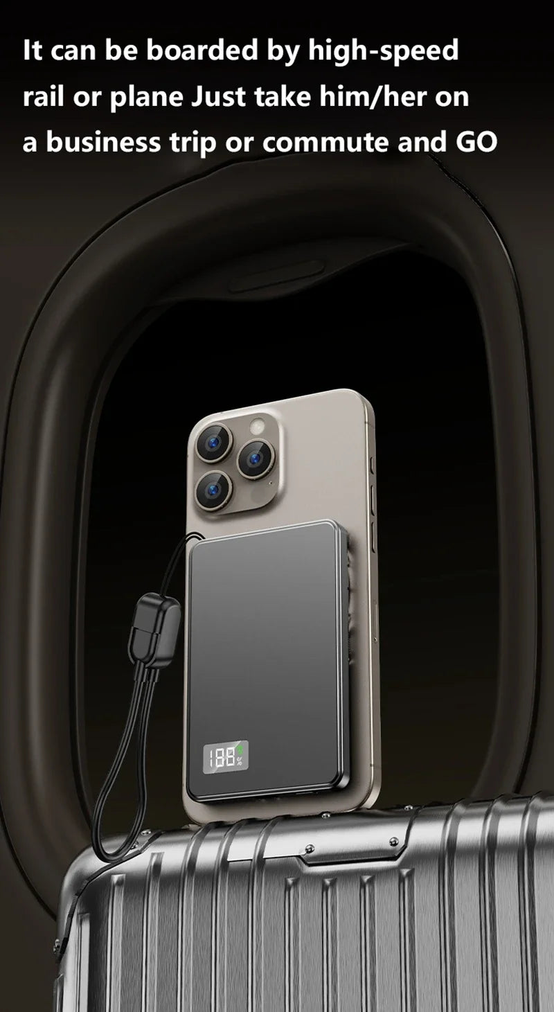 ONEPLUS Magnetic Portable Wireless PowerBank for iPhone and Samsung