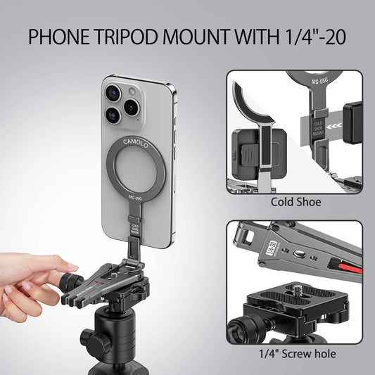 Camolo Foldable Magnetic Pocket Tripod