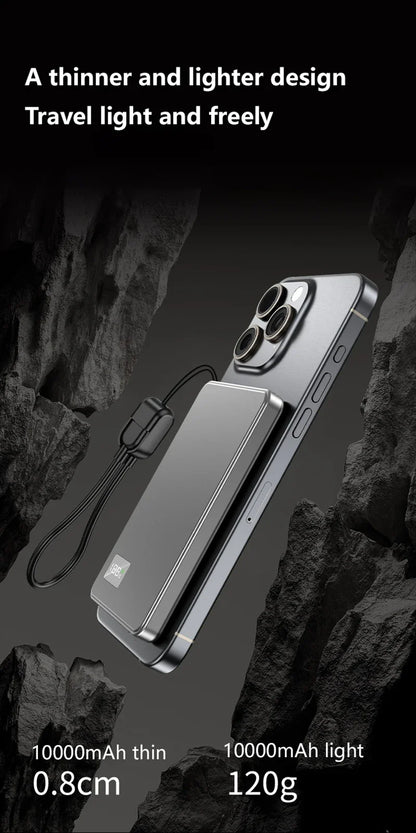 ONEPLUS Magnetic Portable Wireless PowerBank for iPhone and Samsung