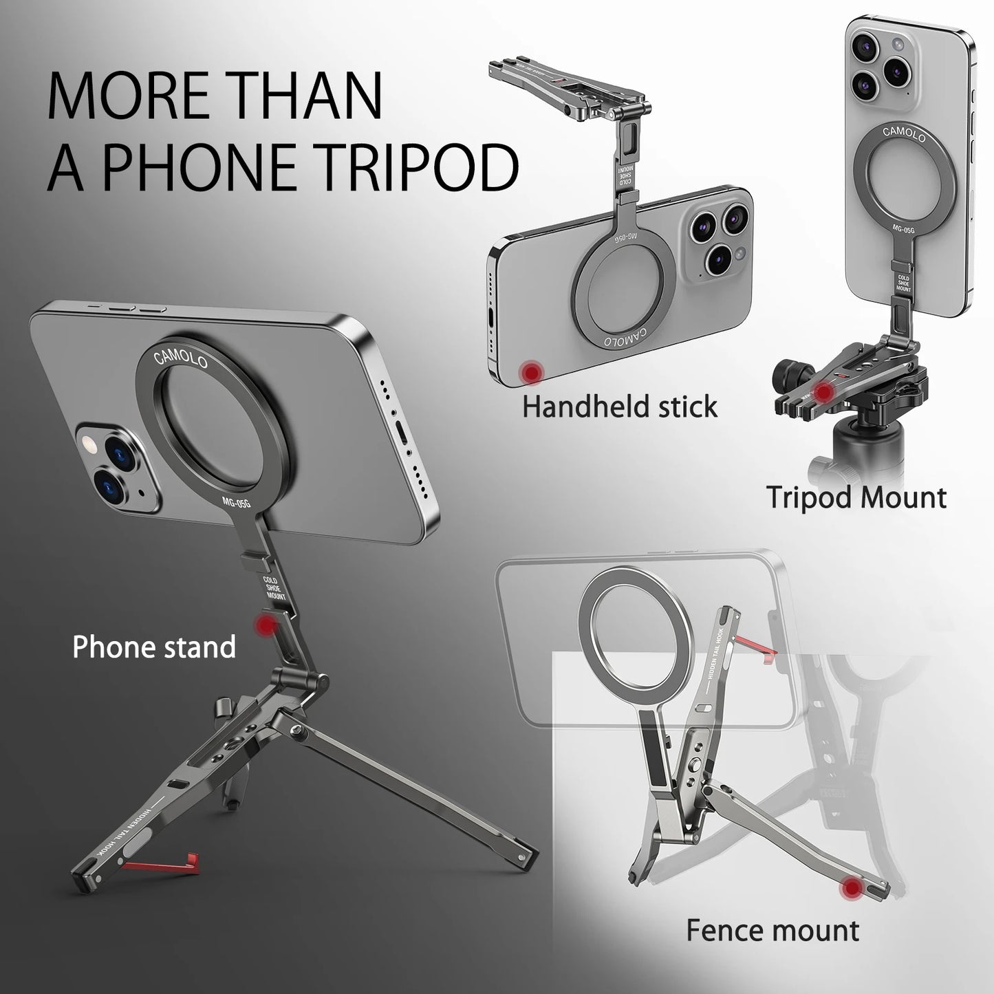 Camolo Foldable Magnetic Pocket Tripod