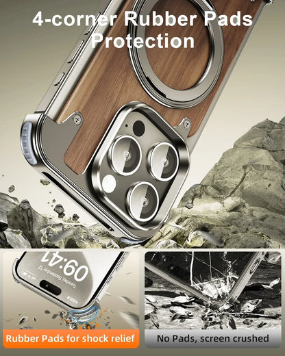 Eary Natural Wood Frameless for iPhone