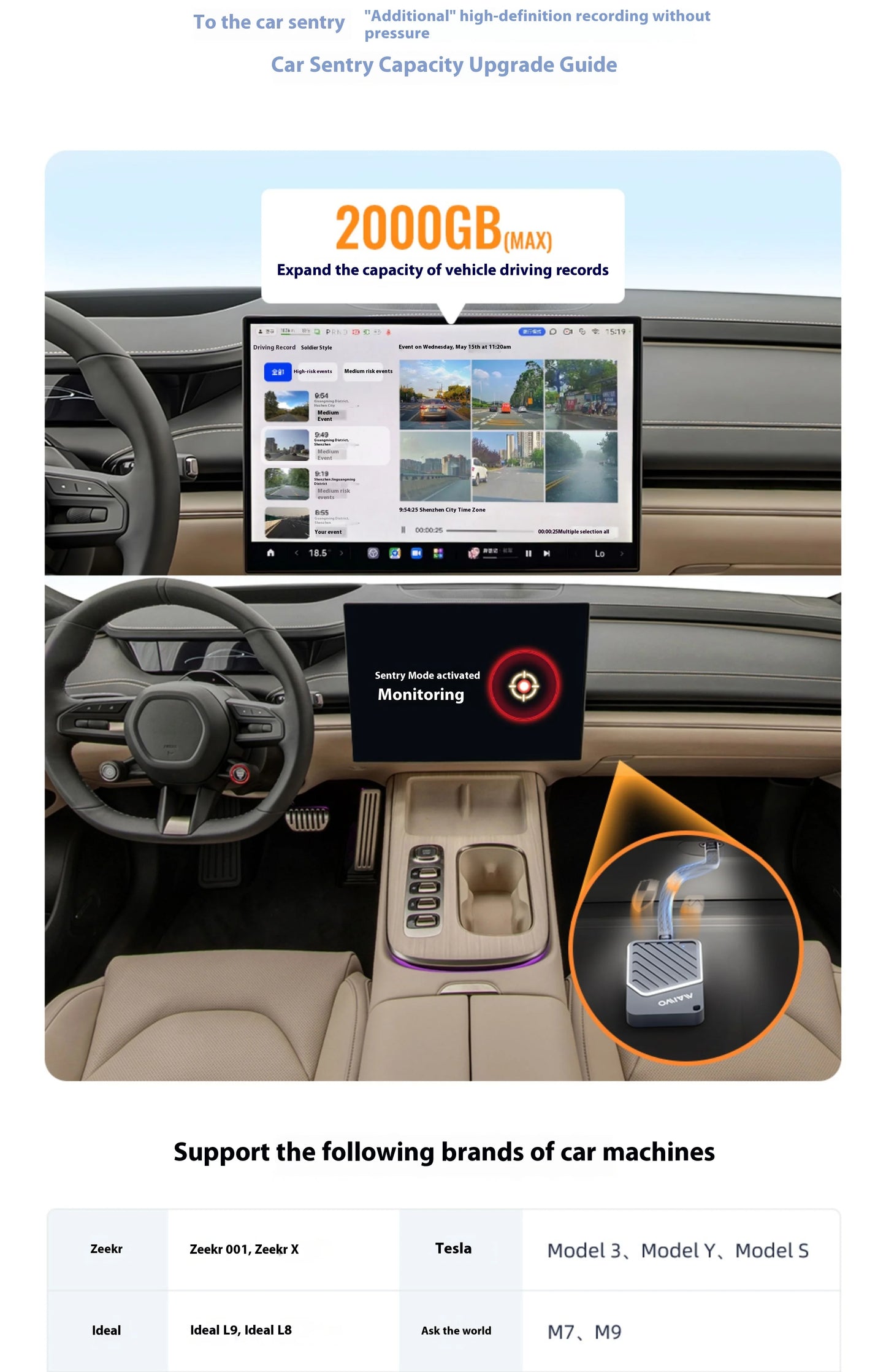 Maiwo Magnetic Portable SSD External - High Speed 2000MB/s