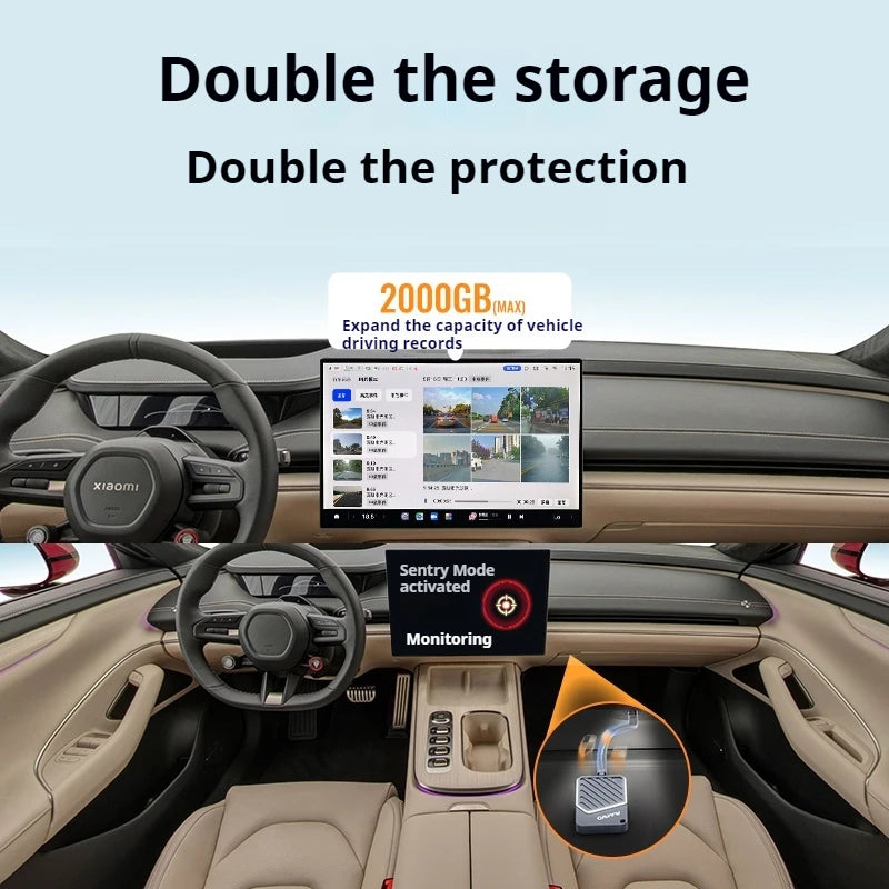 Maiwo Magnetic Portable SSD External - High Speed 2000MB/s