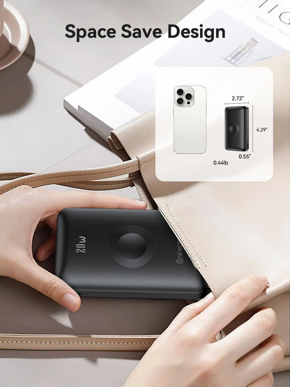 NEWDERY 10000mAh Magnetic Wireless Power Bank