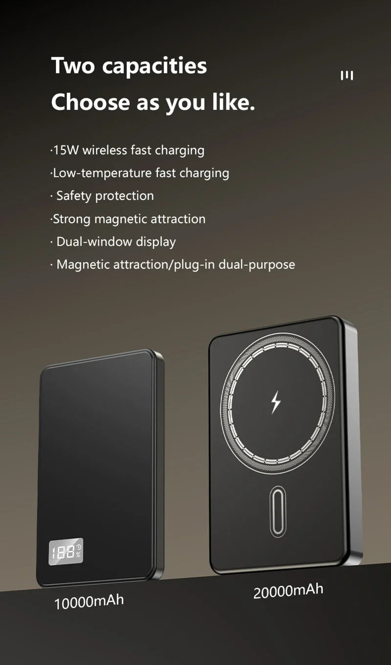 ONEPLUS Magnetic Portable Wireless PowerBank for iPhone and Samsung