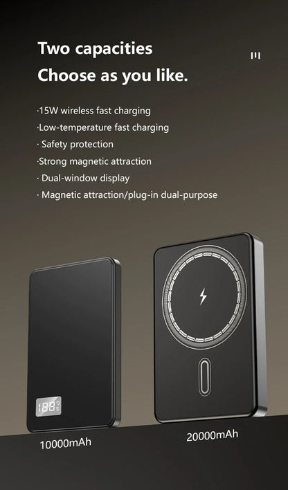 ONEPLUS Magnetic Portable Wireless PowerBank for iPhone and Samsung