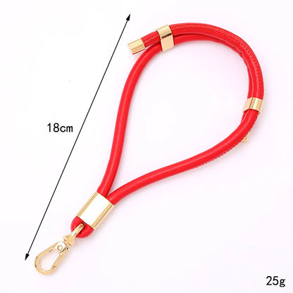 Adjustable PU Leather Keychain Pendant