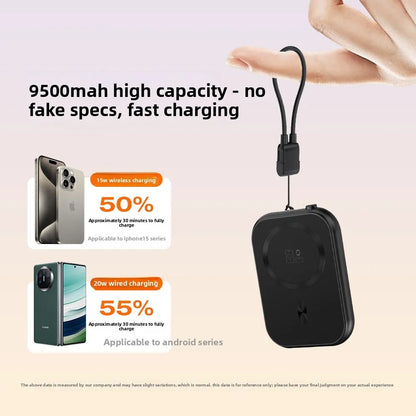 Xilecaly Wireless Magnetic Power Bank - 20W, 10000mAh Battery Capacity