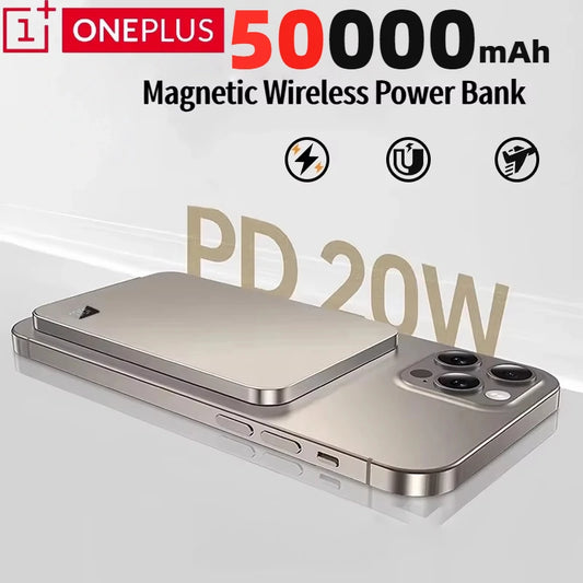 ONEPLUS Magnetic Portable Wireless PowerBank for iPhone and Samsung